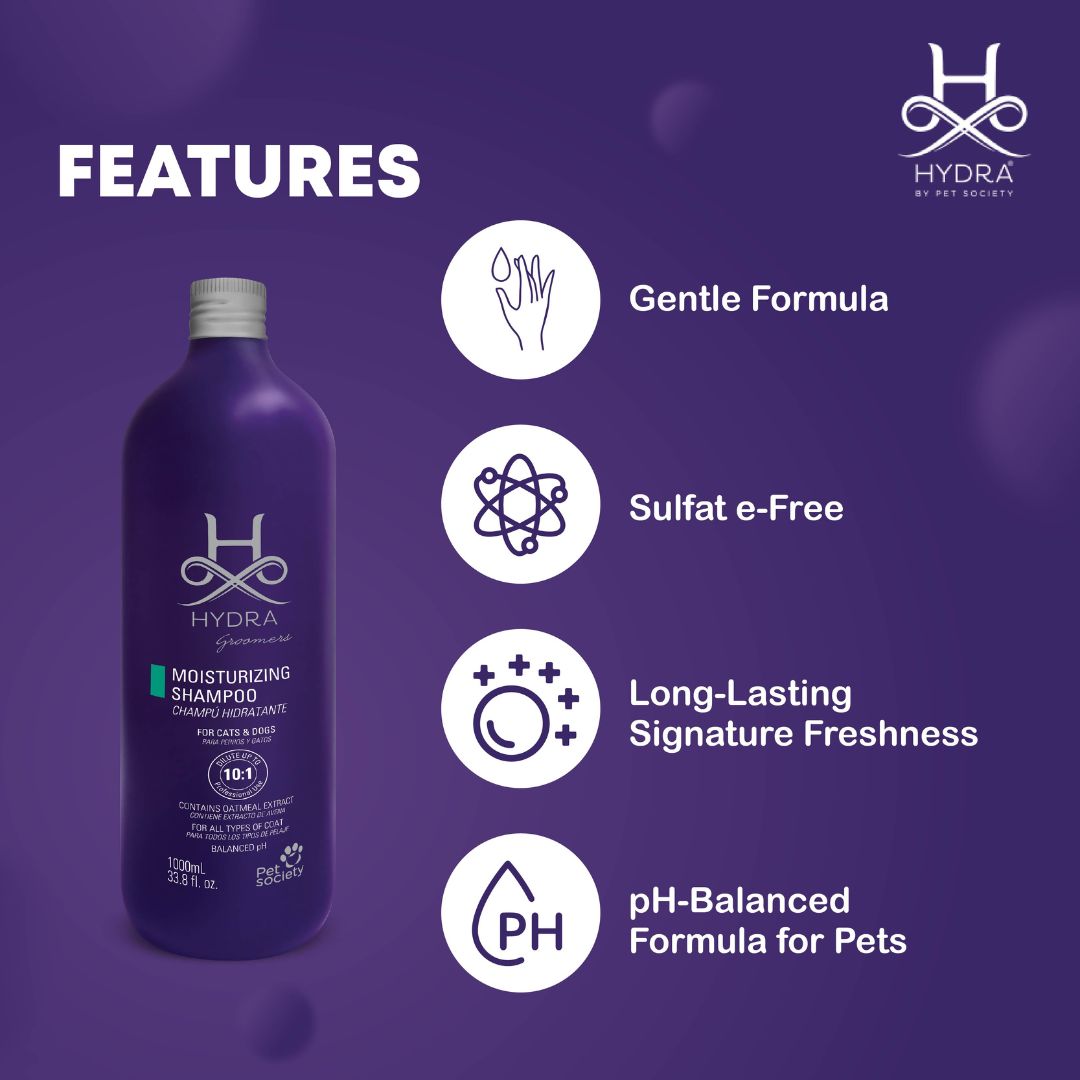 Safe to use pet shampoo, Tear-free shampoo for dogs and cats, Hydra cat and dog shampoo, Best-seller shampoo for dogs , Shampoo for sensitive dogs and cats