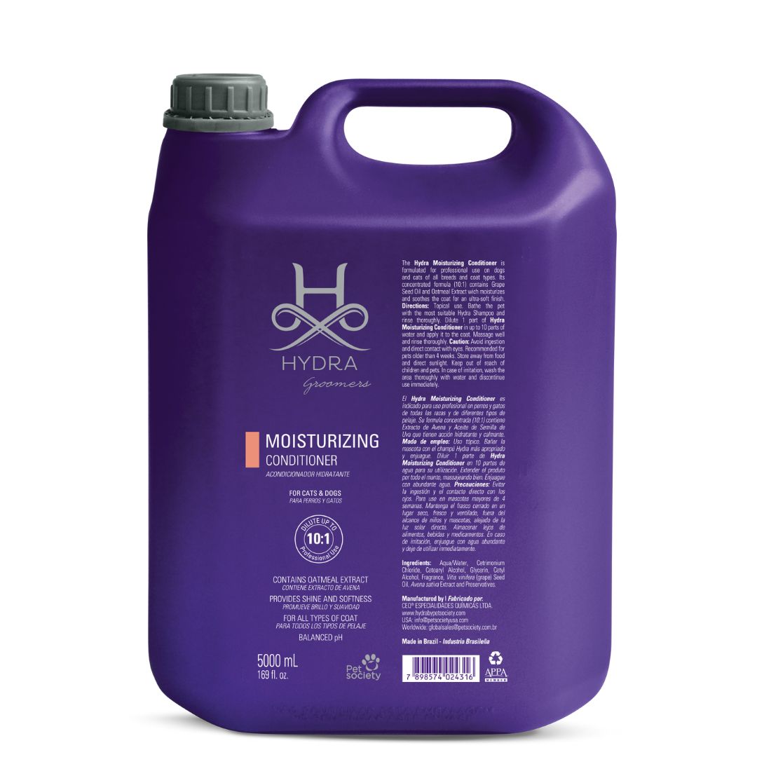 Hydra Professional Moisturizing Conditioner for Pets, 5 liter