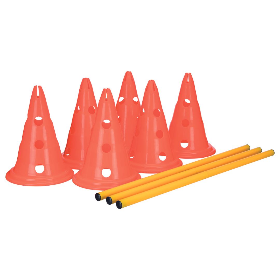 Trixie Dog Agility Training Obstacles - Pylon & Dog Poles