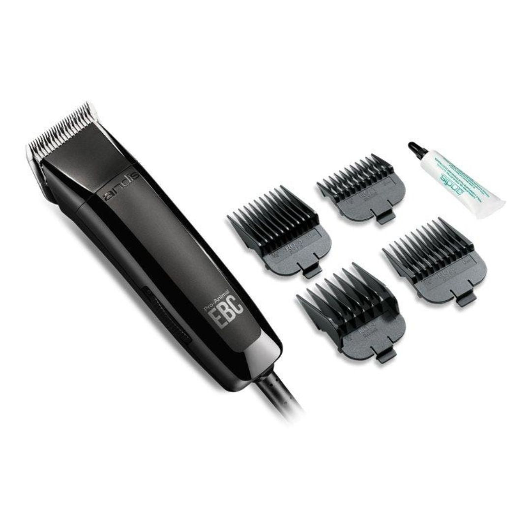 Professional dog grooming clipper - Andis EBC Single Speed Clipper, high-powered pivot motor, adjustable stainless steel blade, ideal for medium coated breeds