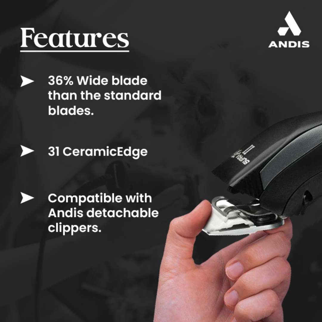 Andis Wide Blades For Grooming Clipper–  4FW Long Lasting Sharpness