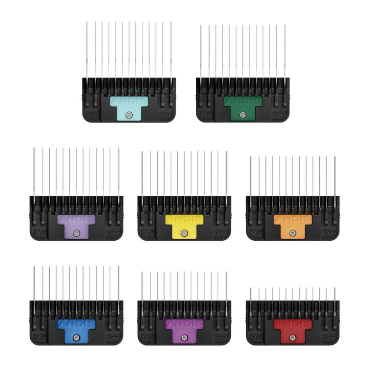 Andis 8-Pc Wide Blade Attachment Comb Set