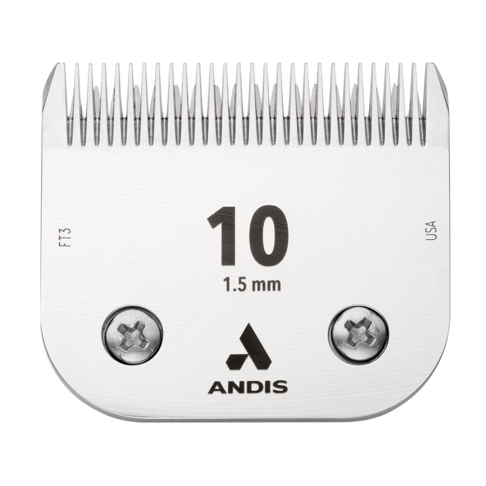 Andis #10 CeramicEdge® Detachable Pet Clipper Blade for sanitary trimming 1/16" - abkgrooming.com