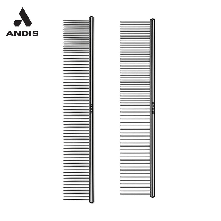 Andis 10" Steel Comb + Andis 7.5" Steel Comb