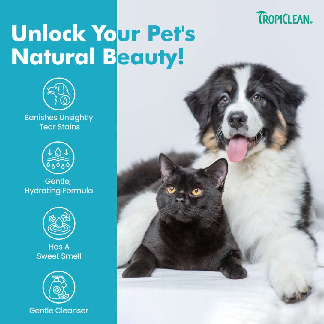 Tropiclean Soap Free SPA Tear Stain Remover for Pets (3.78 L)