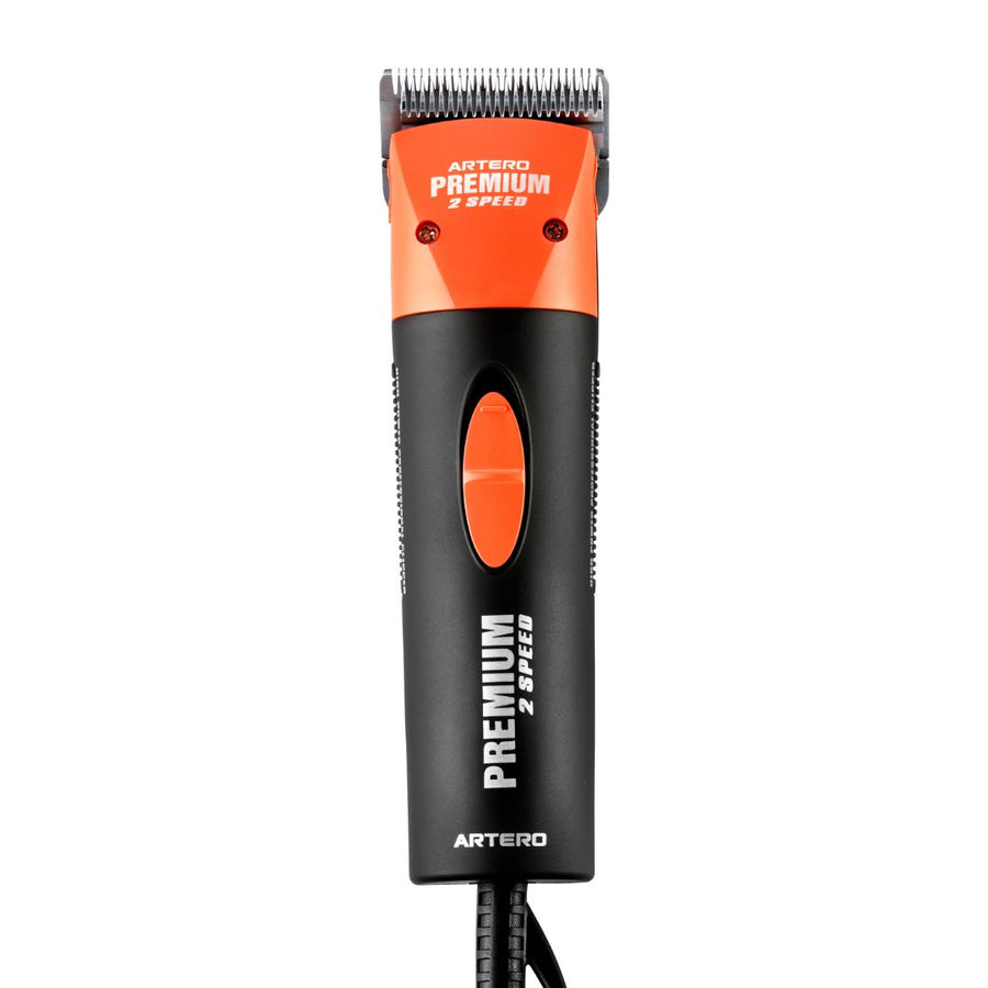 Artero Premium 2-Speed Professional Clipper for grooming professionals, featuring dual-speed motor, ergonomic design, and precision blades for quiet operation and cordless convenience