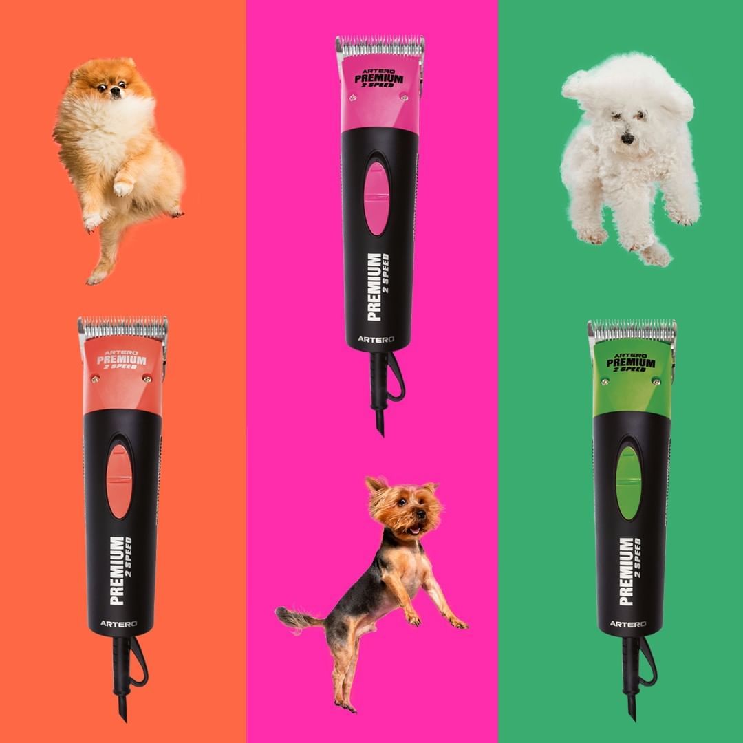 Shop Artero Premium 2-Speed Professional Clipper, perfect for thick fur and fine coats, offering quiet operation, cordless convenience, and durable construction for pet grooming