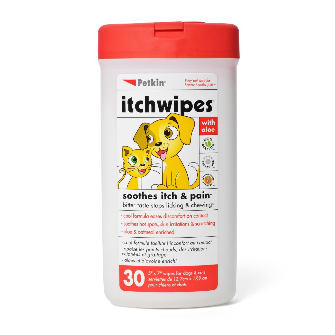 Petkin Itch Wipes - Pack of 2