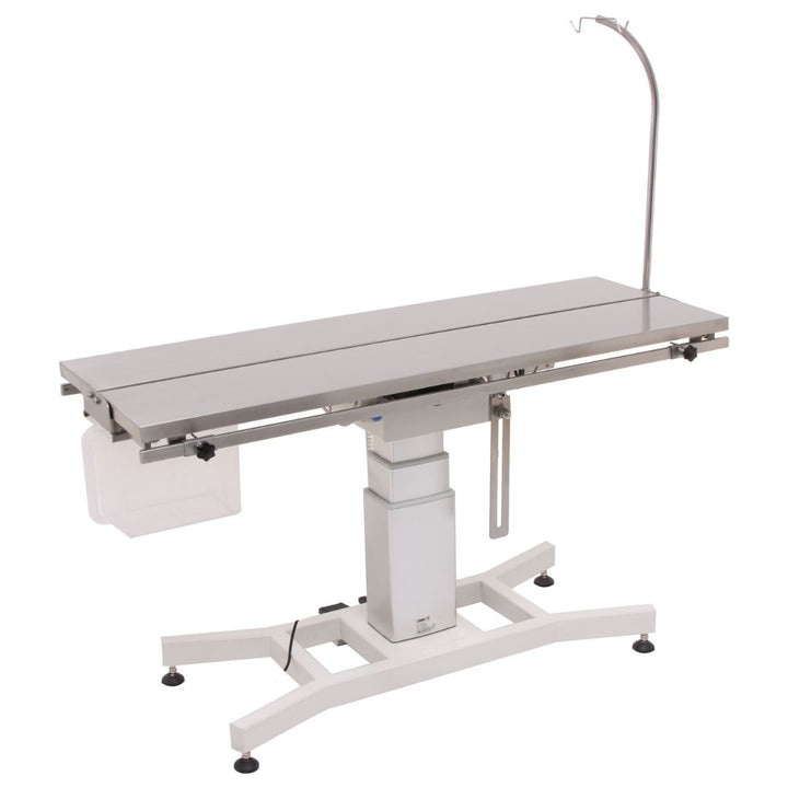 Secure V-Top Surgical Table with Buffer Hinges (ABK Grooming): The Aeolus V-Top Pet Operation Column Table from ABK Grooming showcasing the buffer hinges that minimize vibrations and the air springs for secure pet positioning during surgery. Ensure pet safety and stability throughout procedures! Shop Now at ABK Grooming. [Image 4]