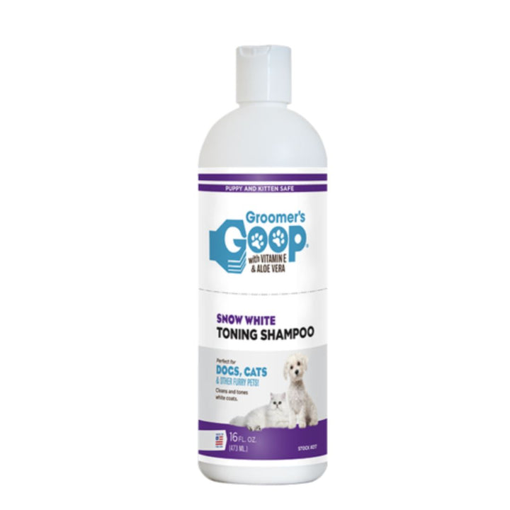 Groomers Goop Snow White Toning Shampoo, 473 ml