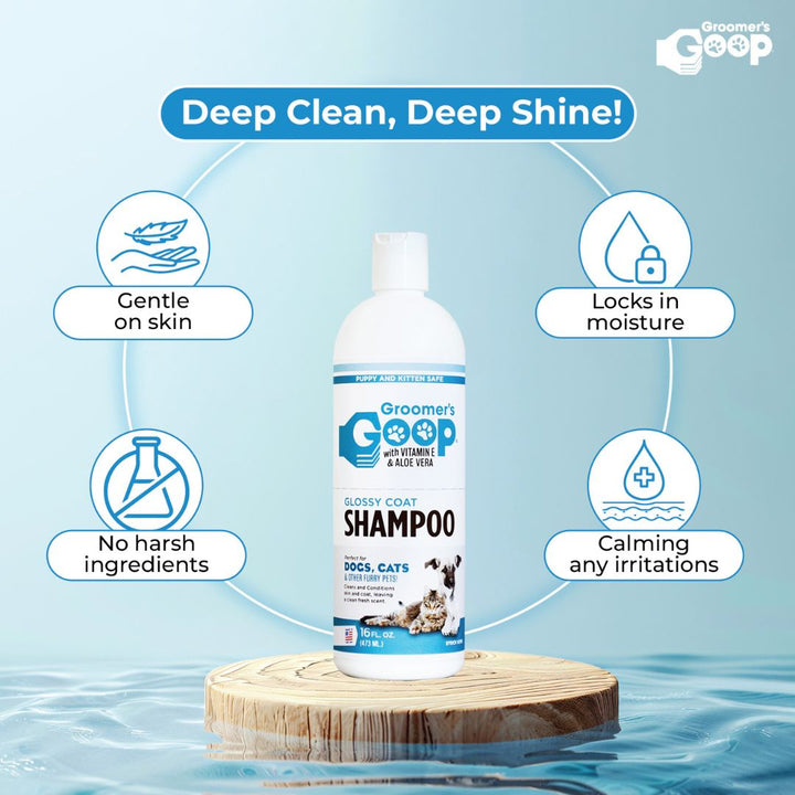 Groomers Goop Glossy Coat Shampoo, 473 ml