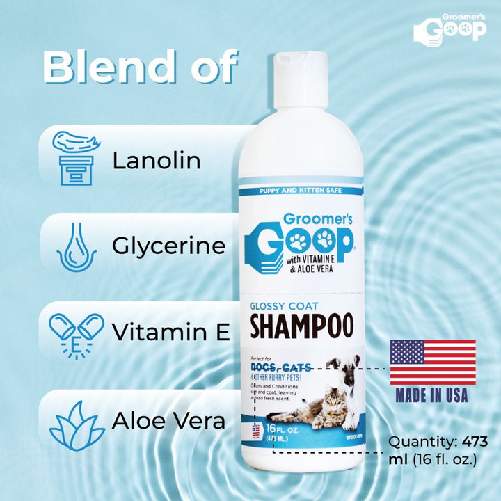 Groomers Goop Glossy Coat Shampoo, 473 ml