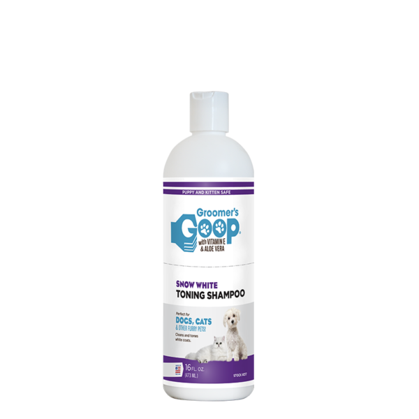 Groomers Goop Snow White Toning Shampoo, 473 ml