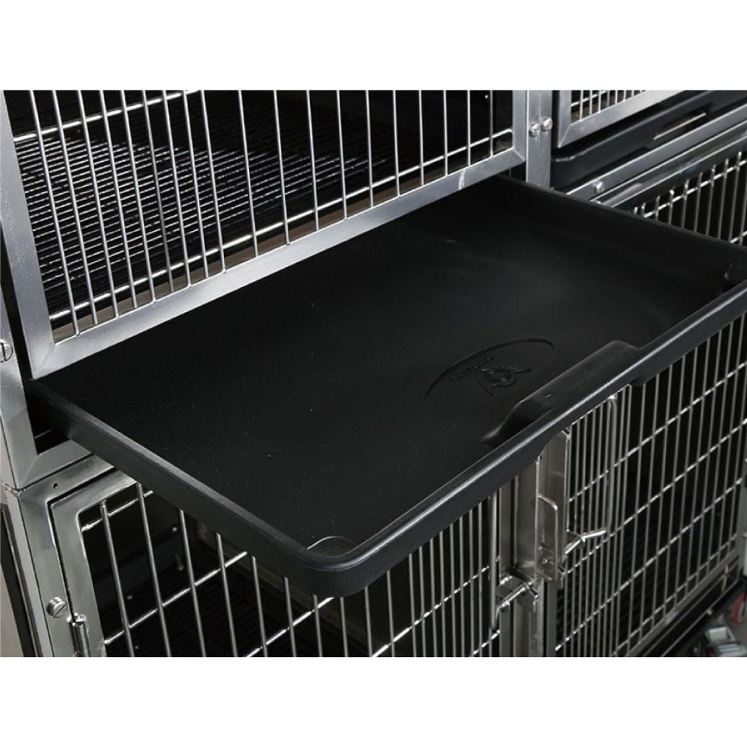 Flat-Packed Modular Cage for Reduced Shipping Costs (ABK Grooming): An image of several flat-packed boxes containing Aeolus Stainless Steel Hybrid Modular Cages from ABK Grooming. Reduced shipping costs and easy storage! Shop Now at ABK Grooming!