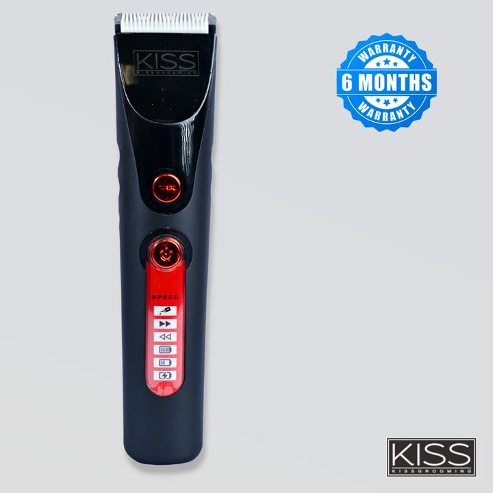 MC-220 Kiss Cordless Pet Trimmer, equipped with a powerful motor and ergonomic handle for effortless grooming of small dogs and cats.