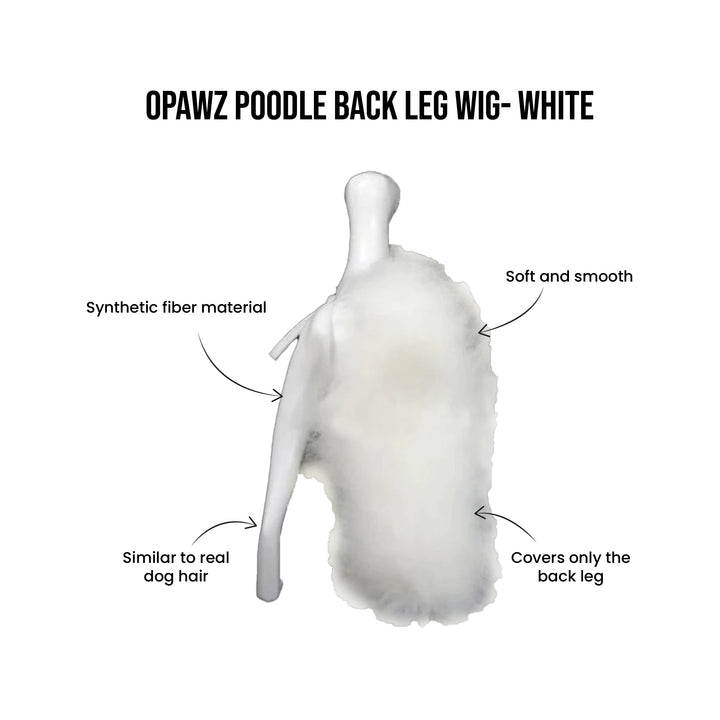 Opawz Poodle Back Leg Wig