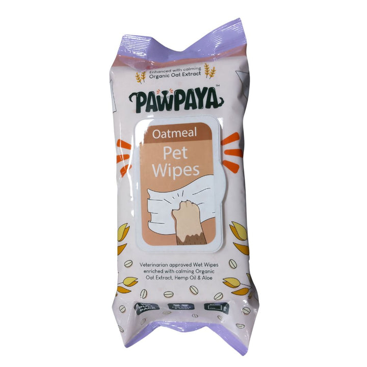 Pet wipes, dog wipes, cat wipes, oatmeal pet wipes, Pawpaya pet wipes, veterinarian approved pet wipes, organic pet wipes, hypoallergenic pet wipes, sensitive skin pet wipes, natural pet wipes, grooming wipes, pet cleaning wipes, pet paw wipes, pet face wipes, pet body wipes, pet hygiene wipes, large pet wipes, thick pet wipes, moisturizing pet wipes, soothing pet wipes, pet wipes for allergies, pet wipes for hot spots, pet wipes for itching, pet wipes for odor control, unscented pet wipes, 