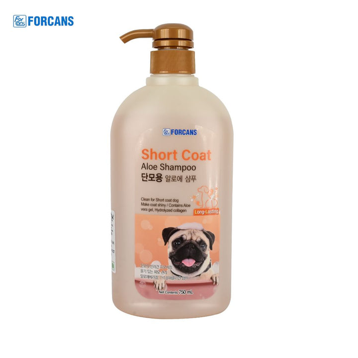 Forcans Short Coat Aloe Dog Shampoo, 750 ml