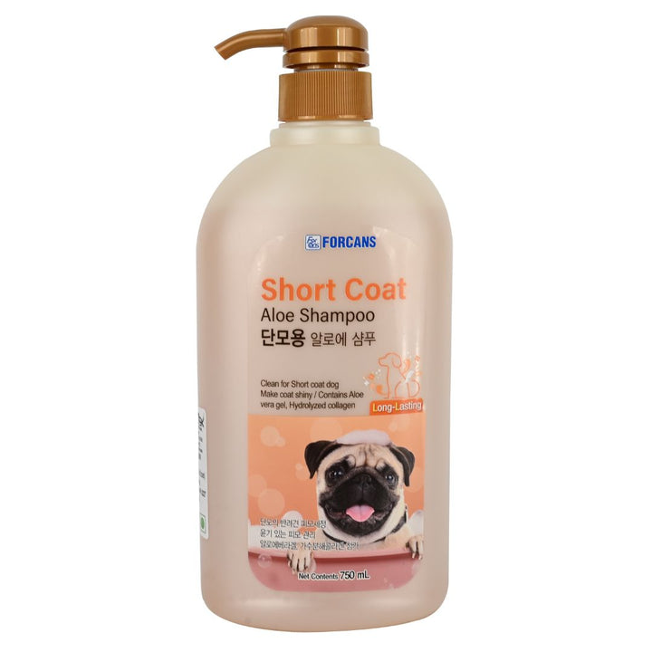 Forcans Short Coat Aloe Dog Shampoo, 750 ml