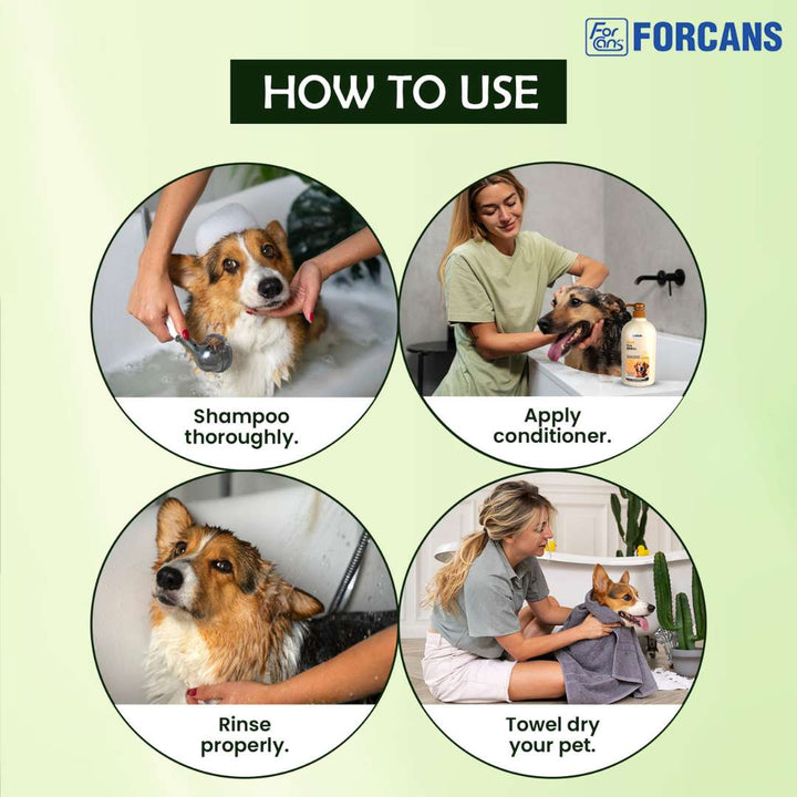 Forcans Aloe Rinse Dog Conditioner, 750 ml