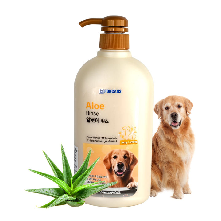 Forcans Aloe Rinse Dog Conditioner, 750 ml