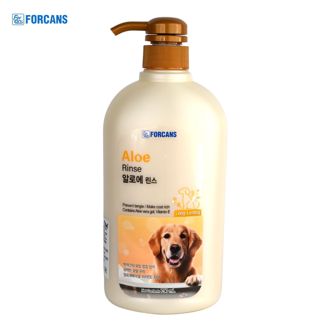 Forcans Aloe Rinse Dog Conditioner, 750 ml