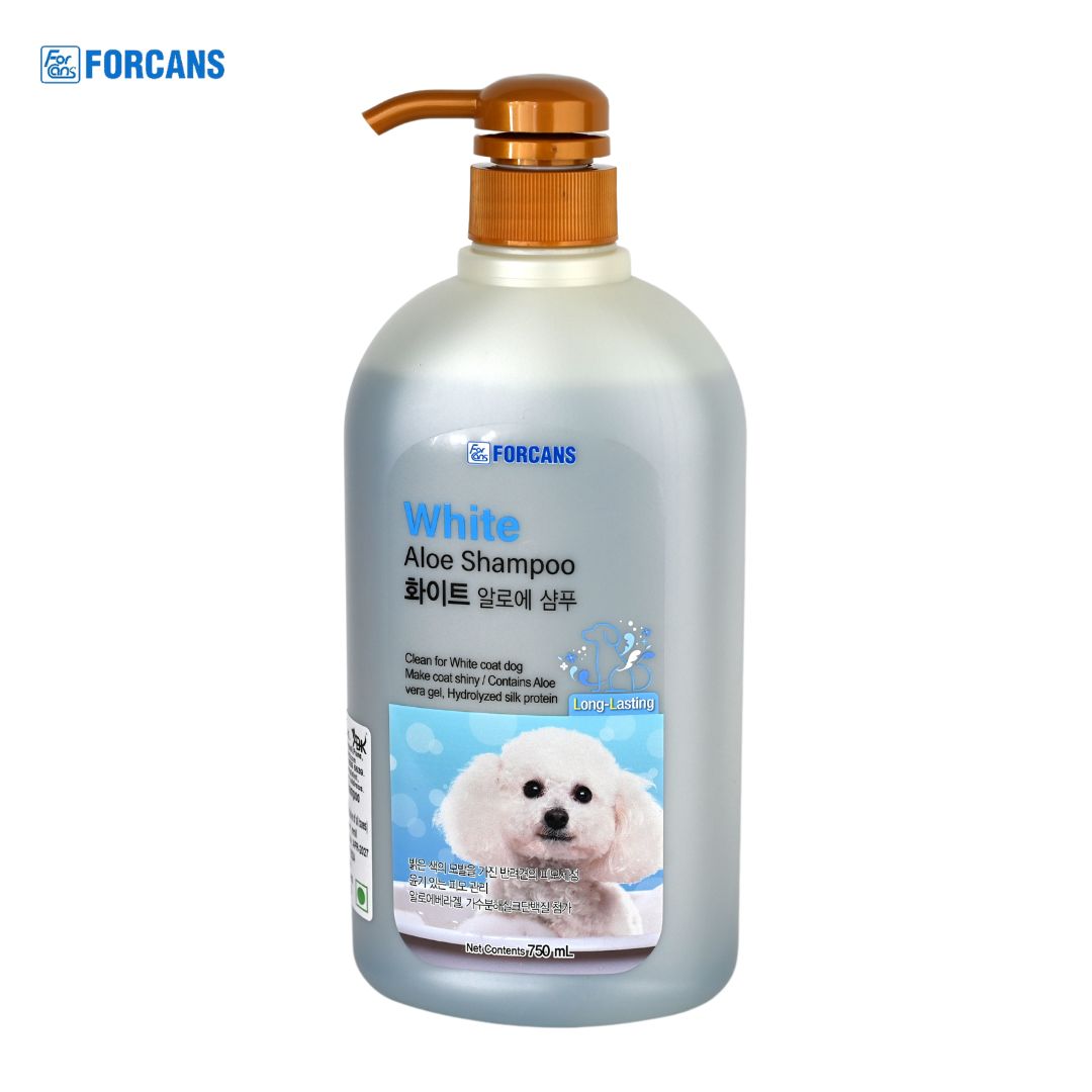 Forcans White Coat Aloe Shampoo