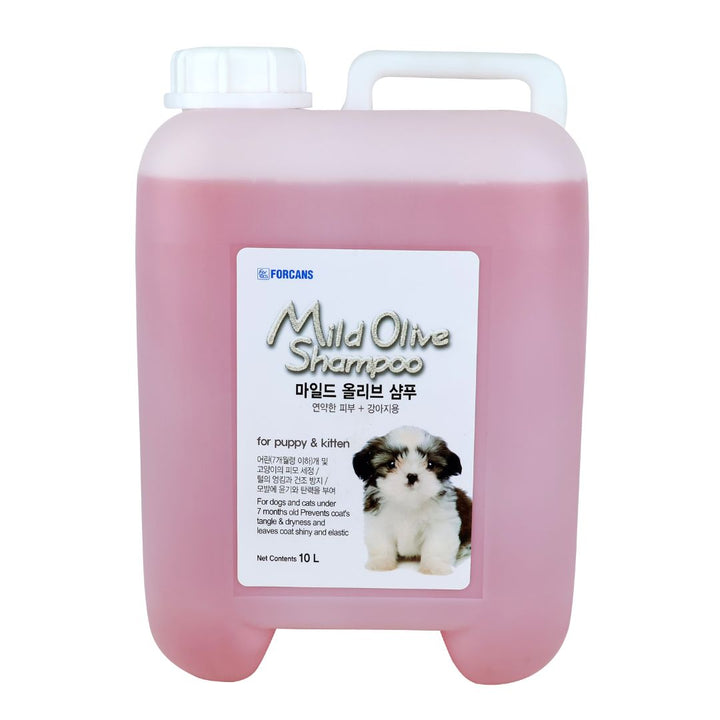 Forcans Mild Olive Shampoo For Dogs, 10 L