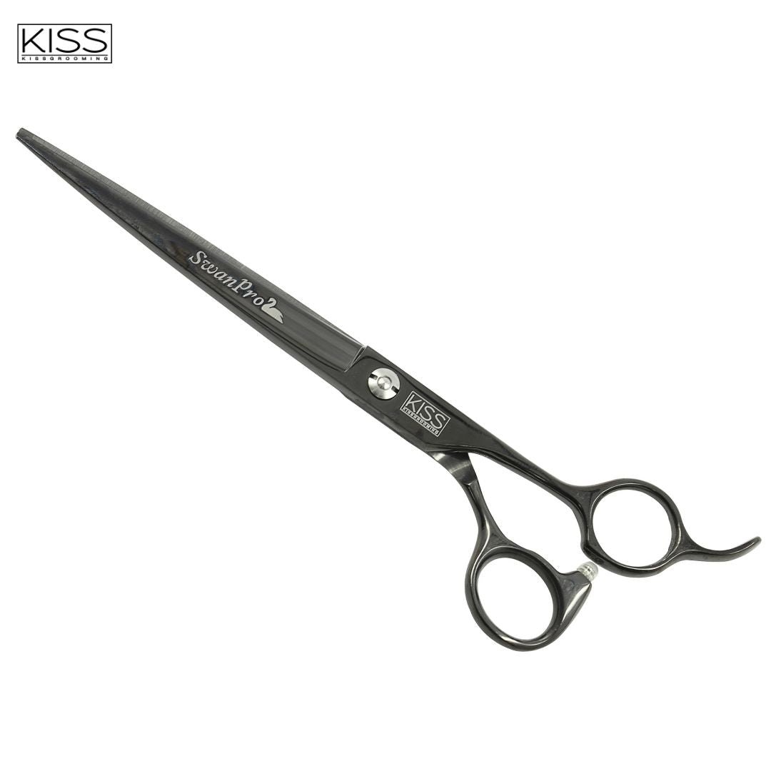 SWAN Straight Scissors, 7.5 Black