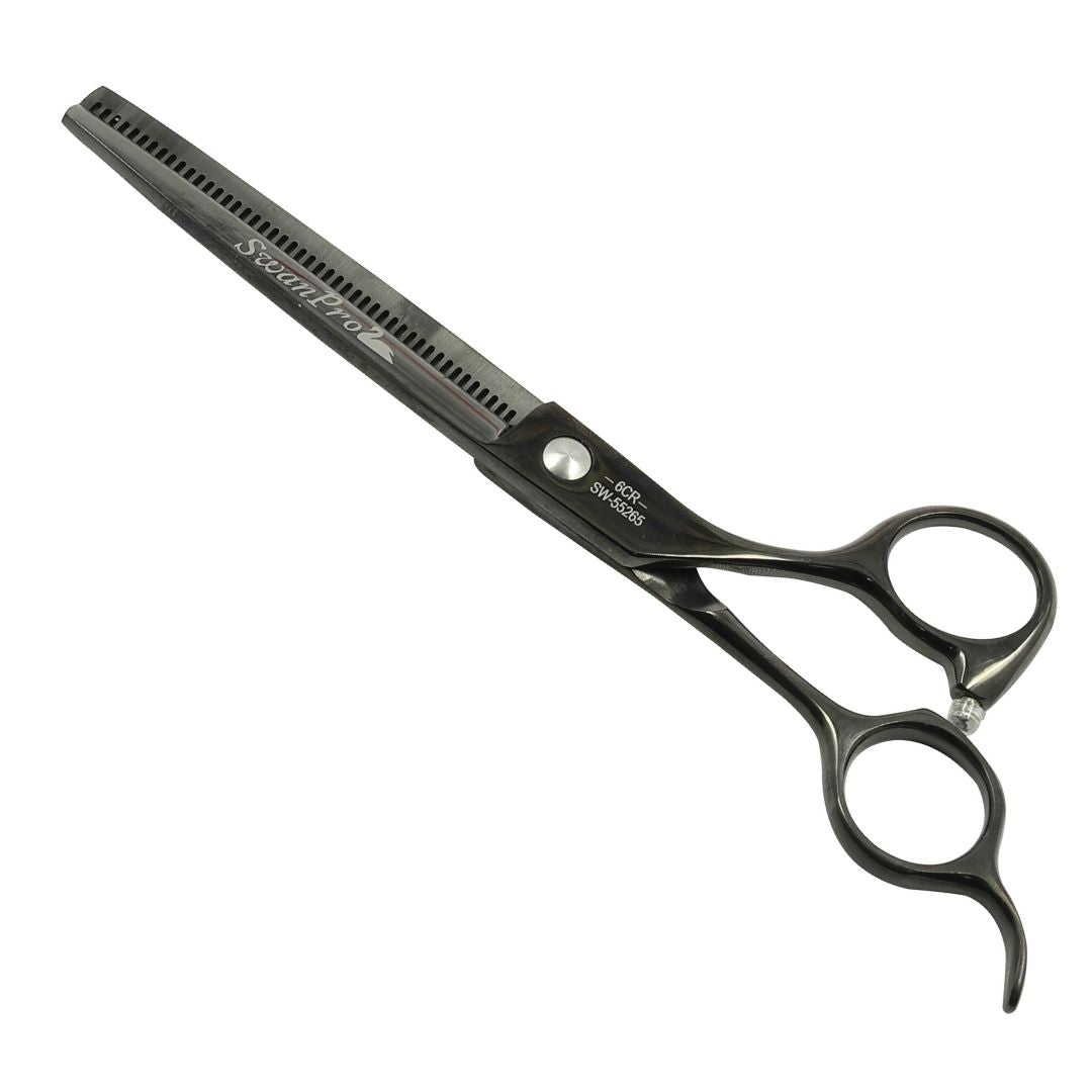 thinning scissors for long hair, thinning scissors for short hair, thinning scissors for thick coats, thinning scissors for matted coats, thinning scissors for sensitive skin, thinning scissors for delicate areas, thinning scissors for facial fur, thinning scissors for leg fur, thinning scissors for belly fur