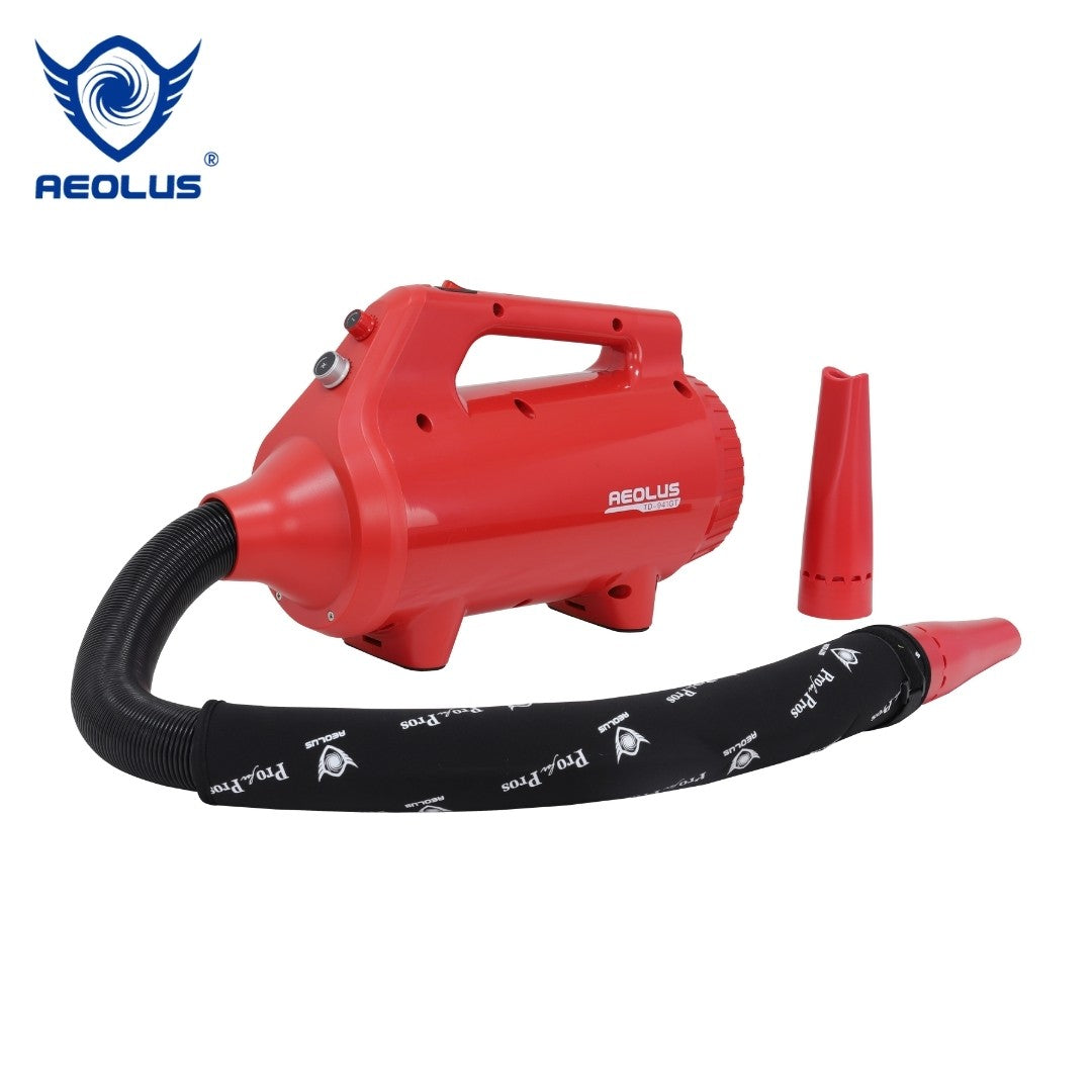 Aeolus super Motor Red Professional Pet Hair Dryer