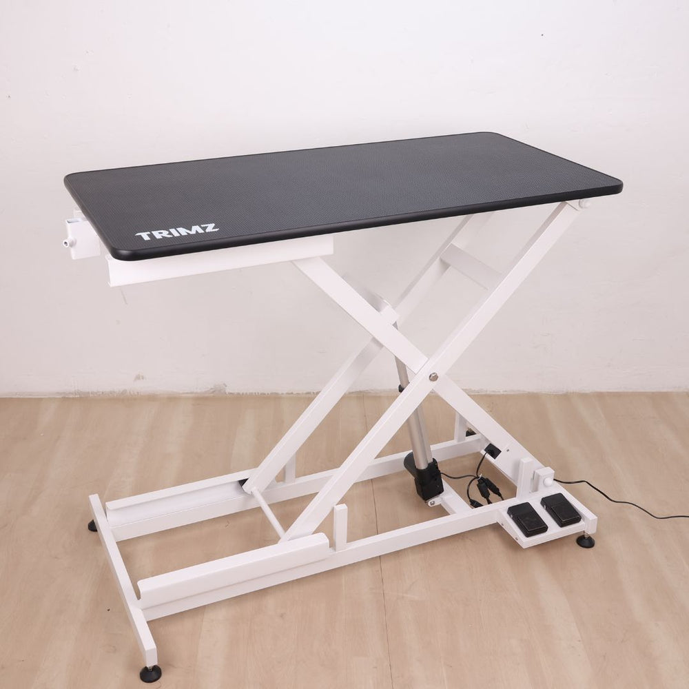 Get the Trimz Electric Lifting Table TZ-808 today – perfect for safe and easy grooming with its triple-layered protection and ultra-low height. Elevate your grooming setup with this reliable, ergonomic table.