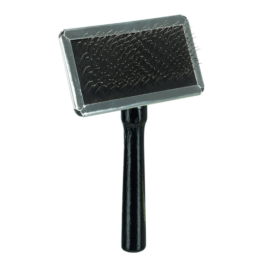 Dog/Cat Slicker Brush with Brush Cleaner - abkgrooming