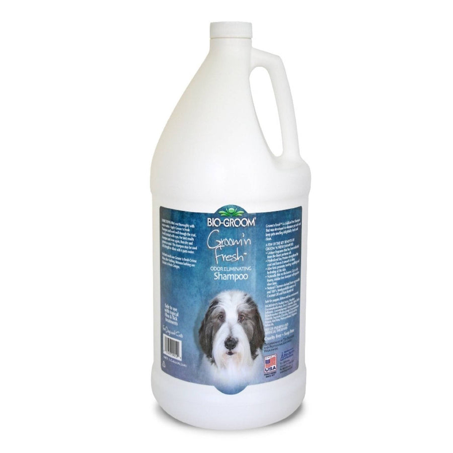 Bio-Groom Groom 'N Fresh Odour Eliminating Pet Grooming Shampoo, Pet shampoo, Shampoo for dogs and cats, Safe for puppies and kittens, Shampoo suitable for dogs and cats of all breeds, Bio groom Shampoo, Best Pet grooming shampoo, affordable pet bathing shampoo, Cruelty free pet shampoo, Odour Eliminating Pet Shampoo, Best Puppy Shampoo for Fleas, Dog Shampoo, Hypo Allergenic Shampoo