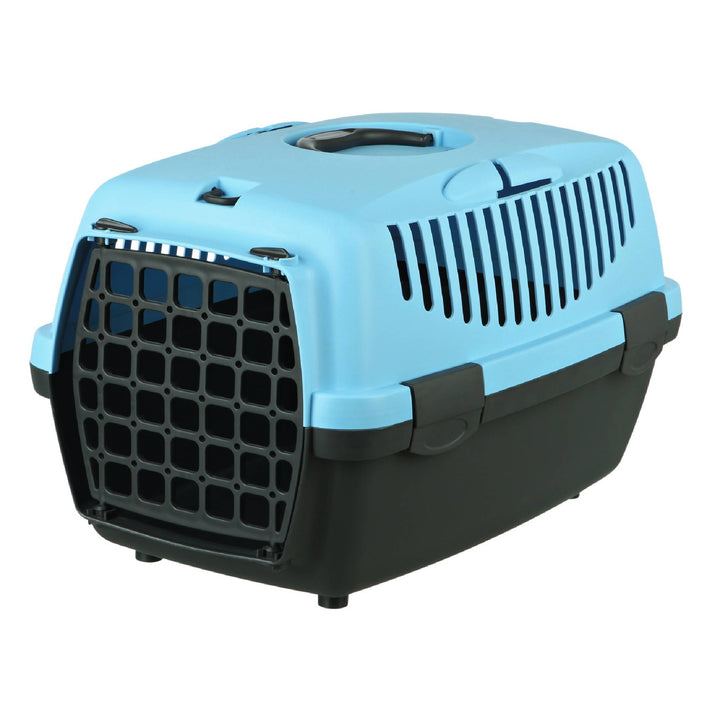 Trixie pet transport box
Secure pet carrier
Hard plastic pet carrier
Pet travel carrier for cats and dogs
Ventilated pet carrier
Portable pet transport box
Small animal carrier