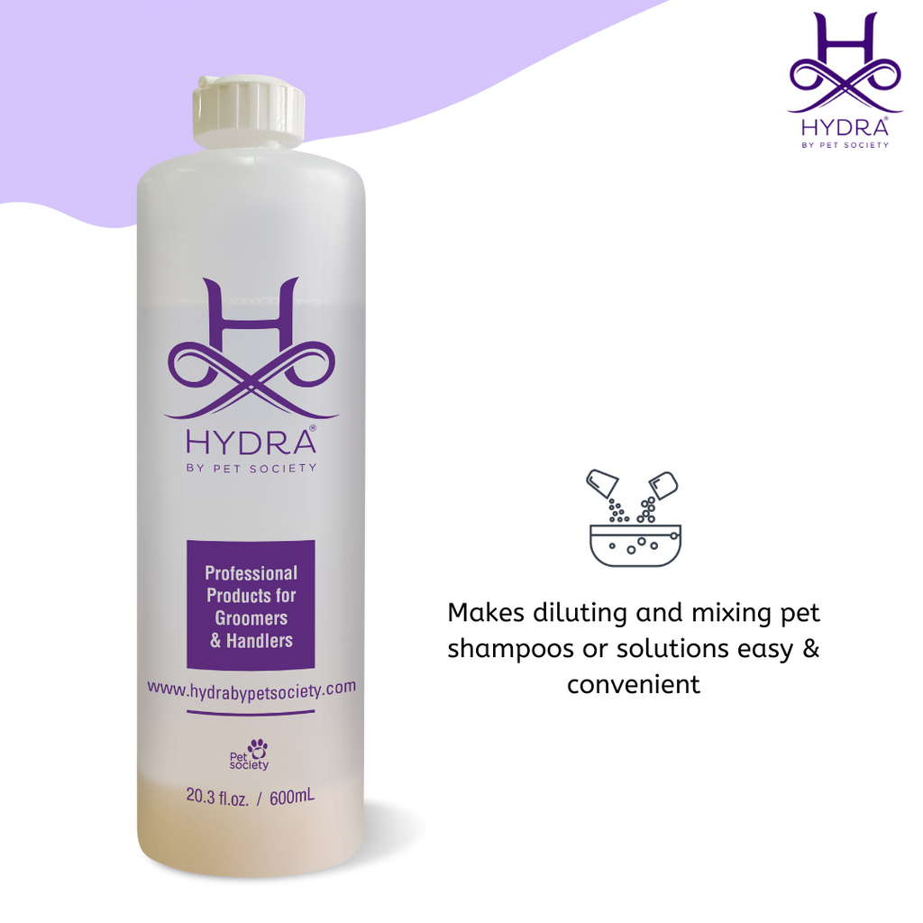Hydra Dilution Bottle - Pack of 3  Dog Shampoo Mixing Bottles – ABK  grooming