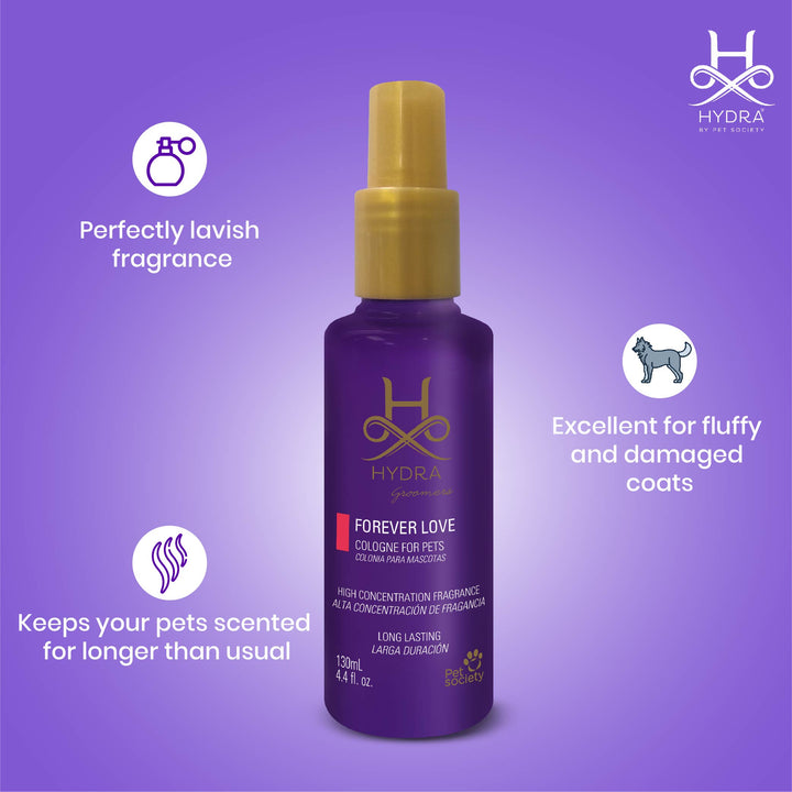 Hydra Groomers VIP Cologne for pets, 130 ml, Natural and fresh Pet Cologne Spray, Pet Cologne Spray Cats and Dogs, Long-lasting Pet Cologne formula, Good Cologne, Stress reliever Pet Cologne, Fragrance Spray Pet Cologne, Remove dog odor, Best Pet Cologne, Affordable Pet Cologne, Best cologne for cats and dogs, Forever love for cats and dogs cologne, pet cologne eliminate odor, pet safe ingredients, Professional pet cologne 