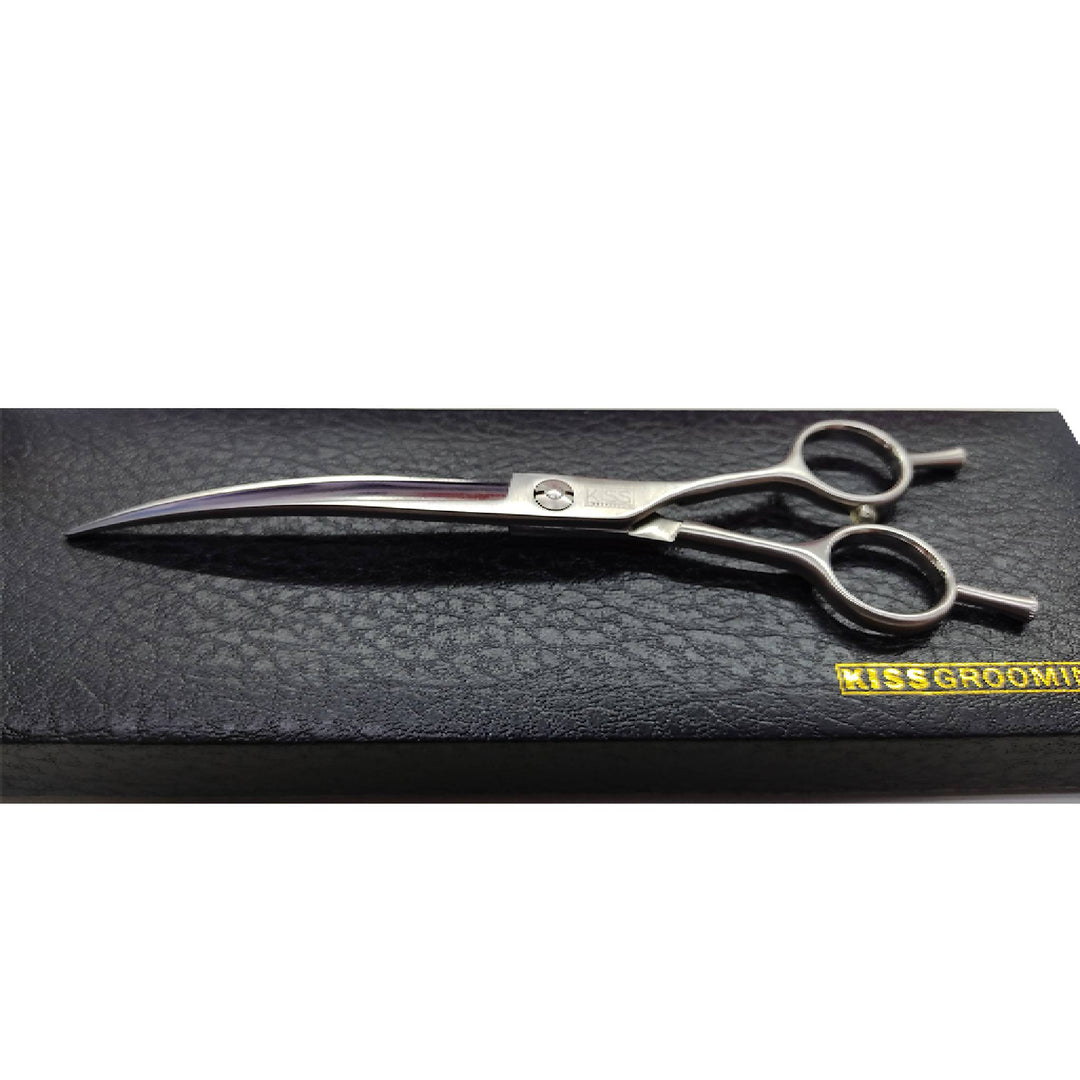 Kiss Series 5 Star Curved Scissor, 7.0" - ABK Grooming