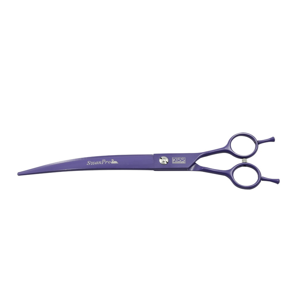 Swan Curved Scissors for Pets Assorted Colour - 7.5 inch