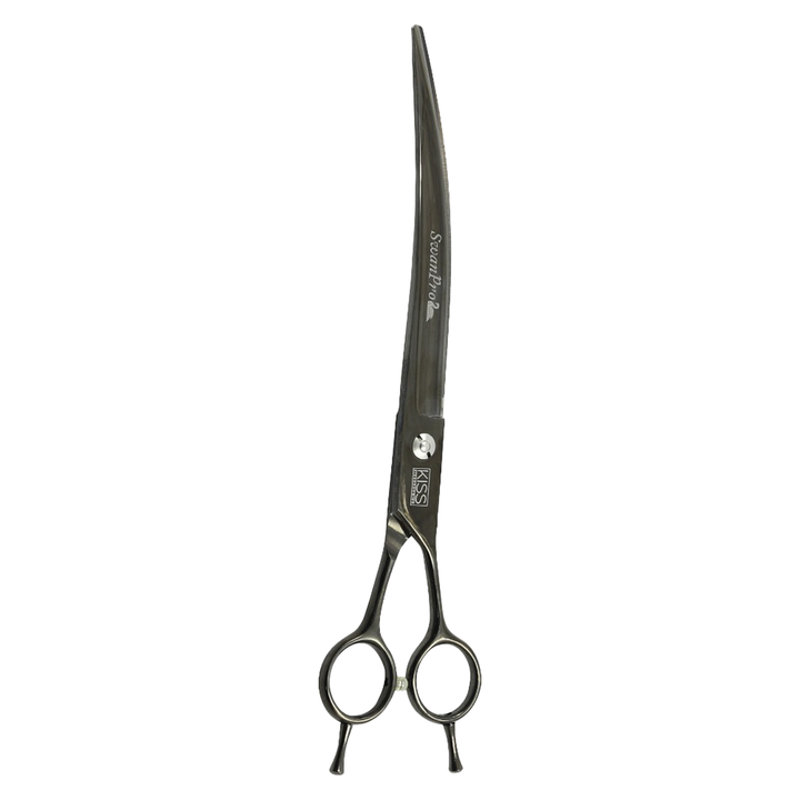 Swan Curved Scissors for Pets - 7.5 inch (Black)